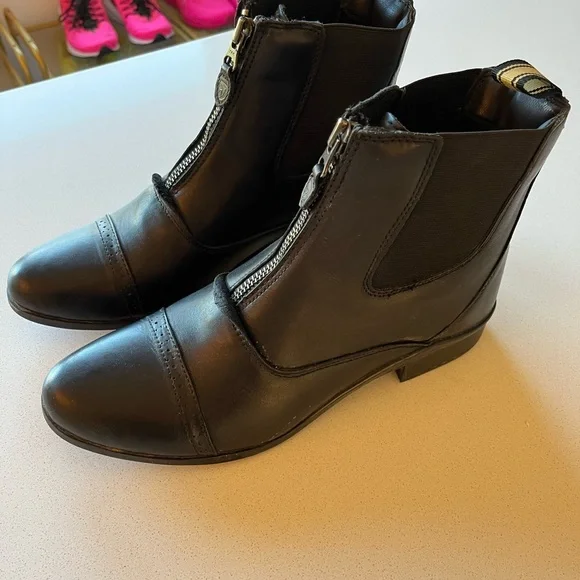 Noble Equestrian Black Riding Shoes - Picture 4 of 12